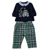 LE BEBE' completo 2 pezzi felpa-pantalone Verde/blu per Neonato LBB540 VERDE/BLU LE BEBE' 