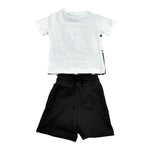 Iceberg Cmpleto 2 Pezzi T-Shirt-Bermuda Bicolore per Neonato CMBICE5101B BIANCO/NERO ICEBERG 
