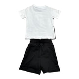 Iceberg Cmpleto 2 Pezzi T-Shirt-Bermuda Bicolore per Neonato CMBICE5101B BIANCO/NERO ICEBERG 