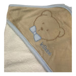 LE BEBE' poncho accappatoio bicolore Bianco per Neonato LBB5080 BIANCO LE BEBE' 