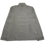 SUN68 polo manica lunga tinta unita Grigio per Bambino 24309 GRIGIO SUN68 