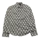 DANIELE ALESSANDRINI camicia manica lunga tinta unita cn fantasia in contrasto Bianco per Bambino 1231C00058 BIANCO DANIELE ALESSANDRINI 