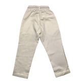 Make Plain Pants With Elastic Waist White For Boys