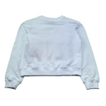 Moschino Felpa Girocollo Tinta Unita con Stampa per Bambina HLF02M BIANCO MOSCHINO 