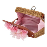 Monnalisa Borsa Tinta Unita con Applicazioni per Bambina 19E000 BEIGE MONNALISA 