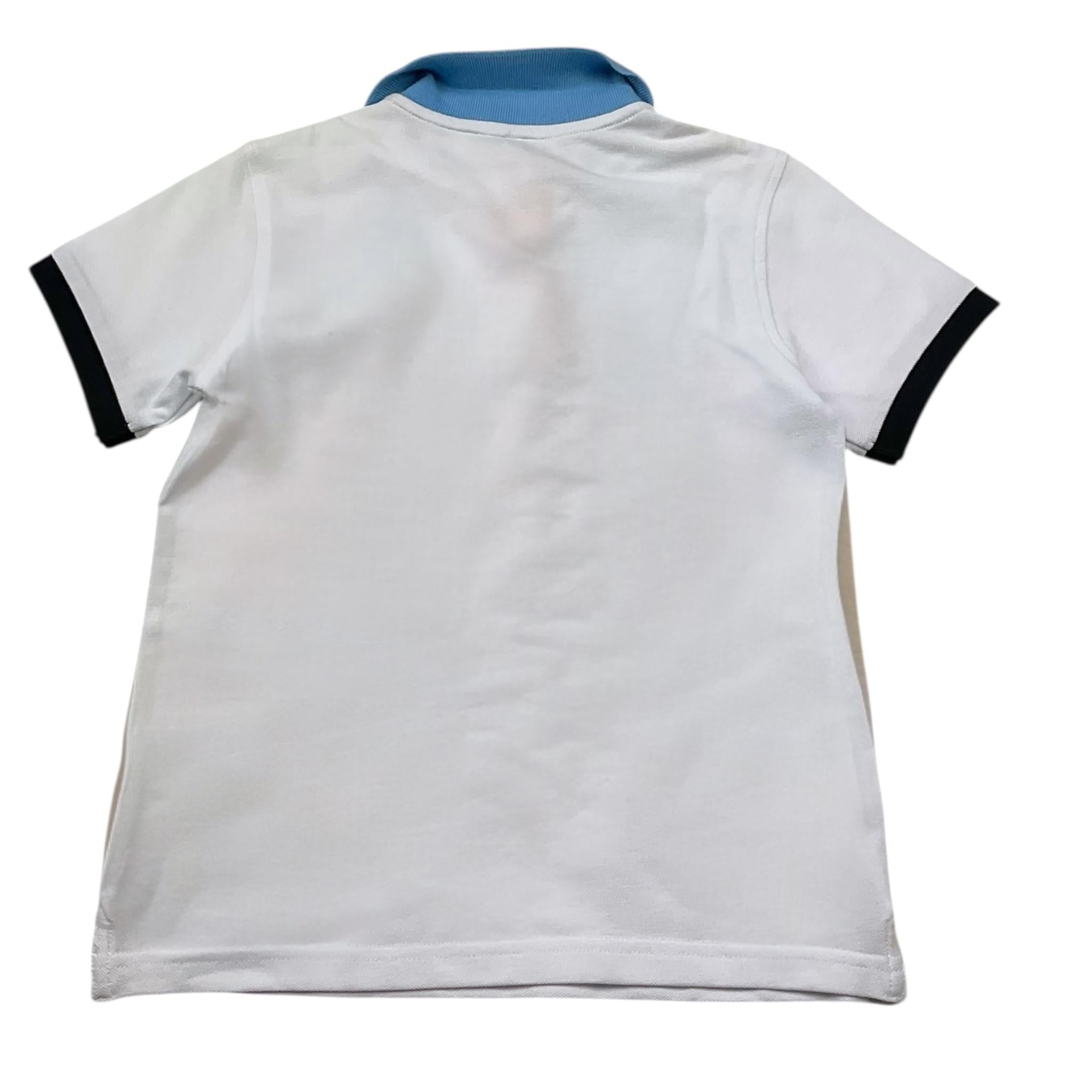 Sun68 Polo Mezza Manica Tinta Unita per Bambino CPA35316 BIANCO SUN68 