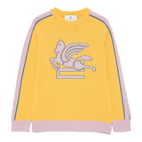 ETRO maglia tinta unita con stampa Giallo per Bambina GV9A10X GIALLO ETRO 