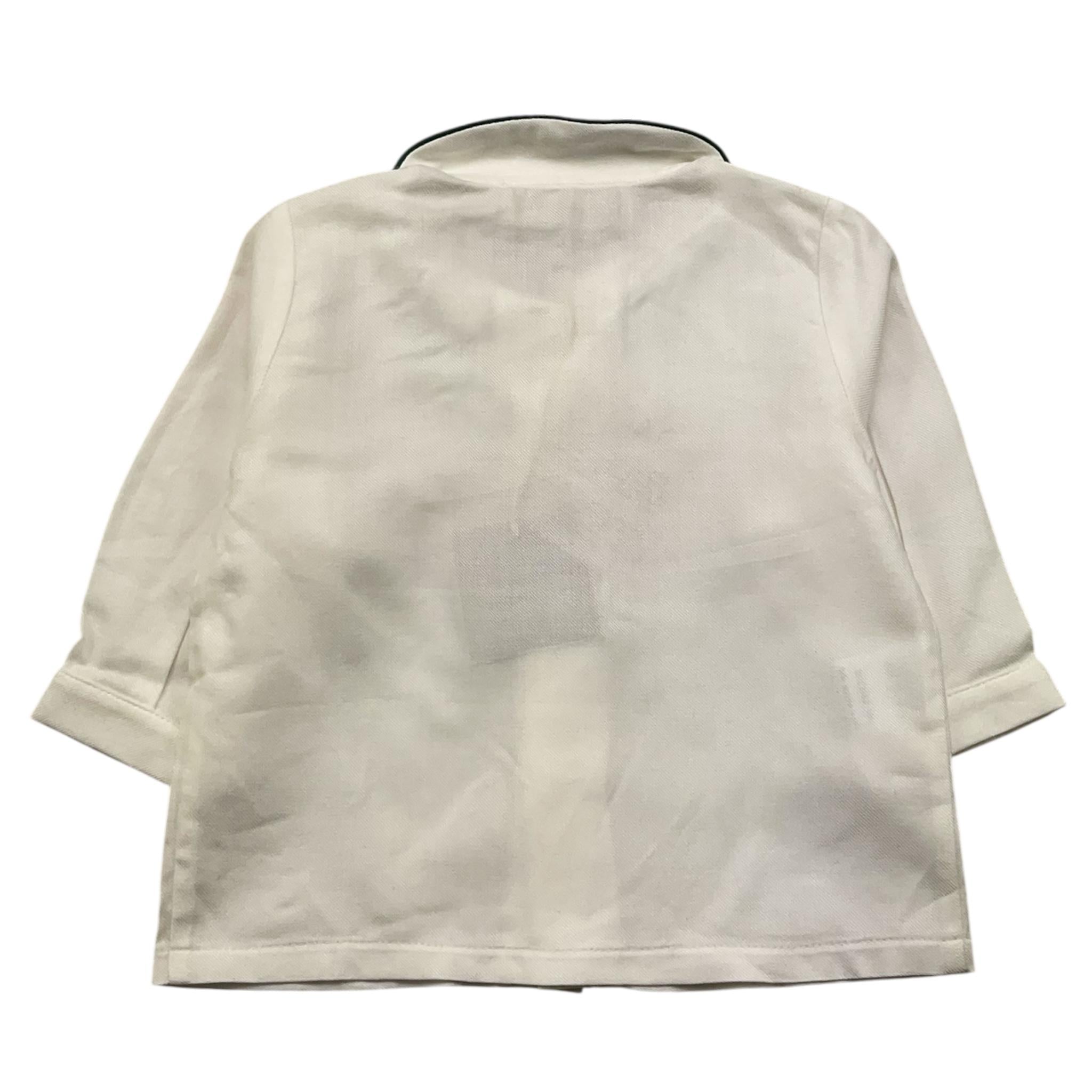 LA STUPENDERIA camicia manica lunga tinta unita Panna per Neonato TCCM63 PANNA LA STUPENDERIA 