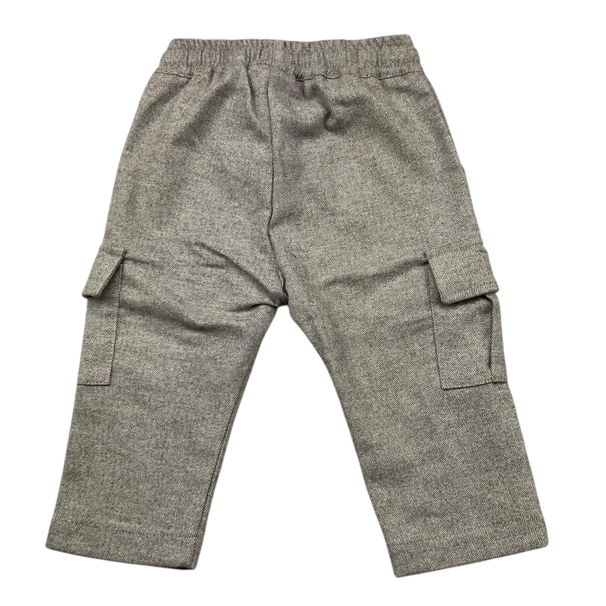 M+E' pantalone modello tuta tinta unita Grigio per Neonato UEM0468 GRIGIO M+E' 