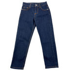 TRUSSARDI jeans tinta unita con girovita regolabile Blu per Bambino TBA25088JE BLU TRUSSARDI 