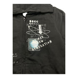Yours Black Solid Color Zip Up Hoodie For Boys