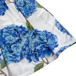 Magil Abito Girmanica Tinta Unita con Fantasia Fiori per Neonata BN20114 BIANCO MAGIL 