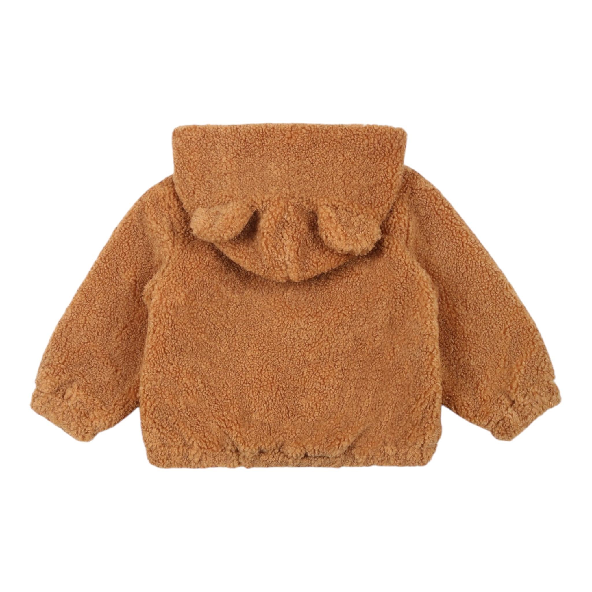 MOSCHINO giubbino modello teddy tinta unita con zip e cappuccio Biscotto per Neonato MUS02SN BISCOTTO MOSCHINO 