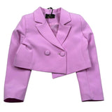 Fun & Fun Giacca Tinta Unita Modello Crop per Bambina FNCBJK00991J GLICINE FUN & FUN 