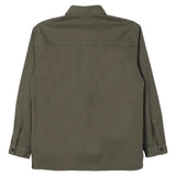 Dondup Long Sleeve Shirt Solid Color With Pockets Green For Boys