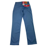 Levi'S Blue Adjustable Waist Solid Color Pants For Boys