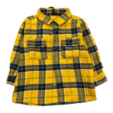 Daniele Alessandrini Long Sleeve Shirt Fantasy Print with Pockets Yellow for Newborn