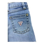 Guess Shorts Tinta Unita In Denim per Neonato K4RD09D4CA0 AZZURRO GUESS 