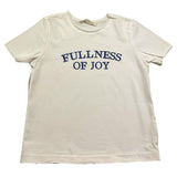 Zhoe & Tobiah T-Shirt Girocollo Tinta Unita con Stampa per Bambino BSE13M PANNA ZHOE & TOBIAH 