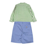 Paz Rodriguez Completo 2 Pezzi Camicia-Bermuda per Bambino 006151495 VERDE PAZ RODRIGUEZ 