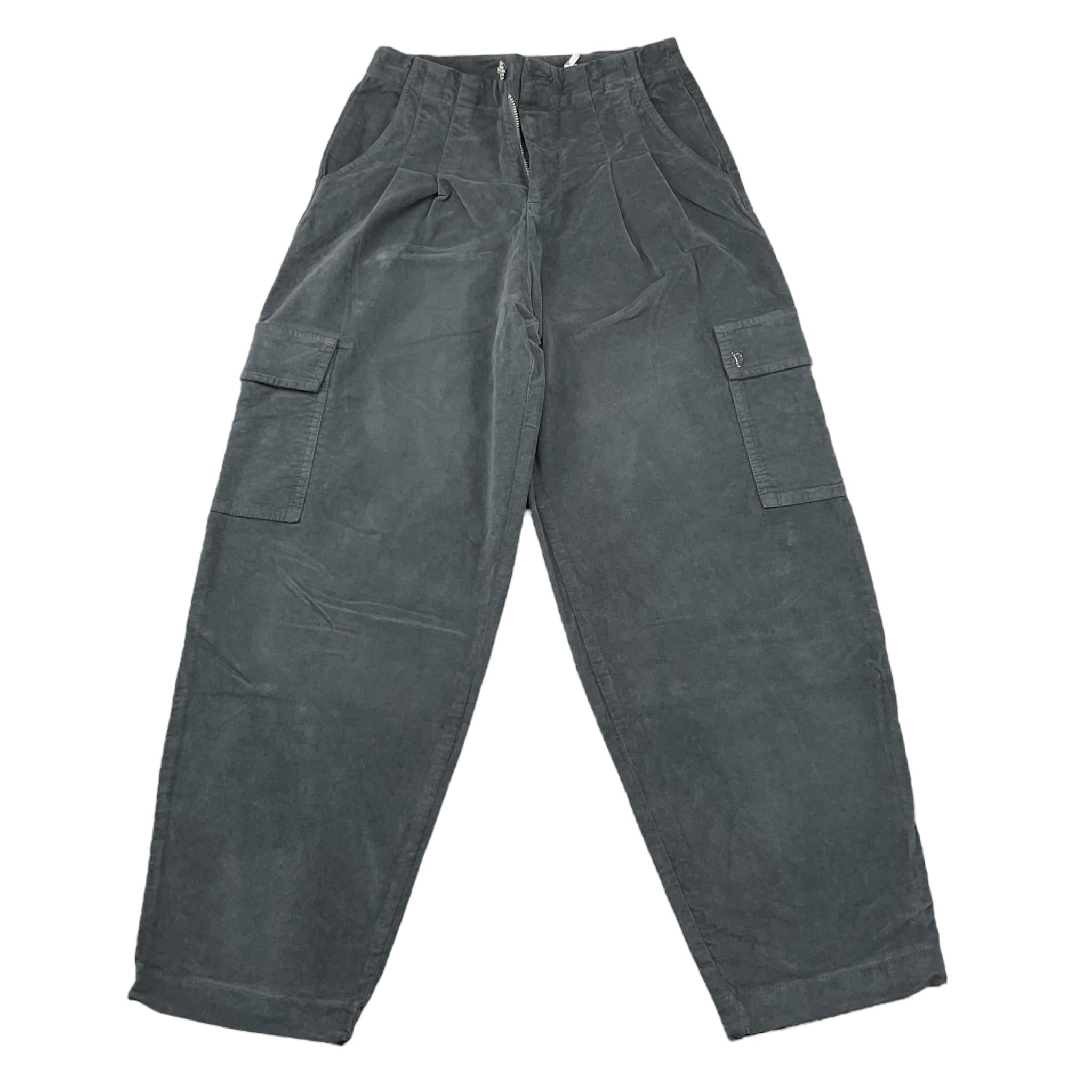 DONDUP pantalone tinta unita in velluto Grigio per Bambino DFPA001 GRIGIO DONDUP 