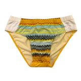 Missoni Costume Model Slip Solid Color With Yellow Print For Boys