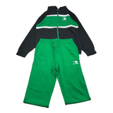 Diadora Complete Zip-Up Hoodie-Pants Green for Kids