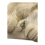 MISS BLUMARINE cappello tinta unita con rose Panna per Bambina IF3182 PANNA MISS BLUMARINE 