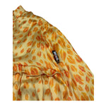 Just Cavalli Abito Manica Lunga Tinta Unita con Stampe Baci per Bambina JGP26203VE GIALLO JUST CAVALLI 