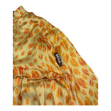 Just Cavalli Abito Manica Lunga Tinta Unita con Stampe Baci per Bambina JGP26203VE GIALLO JUST CAVALLI 