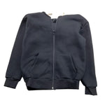 BRAND NAME felpa tinta unita con zip e cappuccio Nero per Bambino 1095S NERO BRAND NAME 