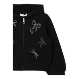 LIU JO felpa tinta unita con cappuccio e zip Nero per Bambina KF4109F0939J NERO LIU JO 