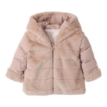 MINI BANDA giubbino tinta unita con zip e cappuccio Beige per Neonata 3A783XX BEIGE MINI BANDA 