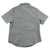 Fay Blue Striped Pattern Half Sleeve Shirt For Boys