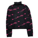 MARC ELLIS maglia collo alto tinta unita logata Nero per Bambina JMJSW00172X NERO MARC ELLIS 