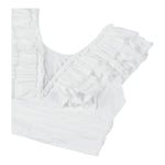 Fun & Fun Completo 2 Pezzi Top-Gonna Tinta Unita per Bambina FNCJSK00984 BIANCO FUN & FUN 