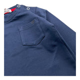 Y-CLU shirt girocollo tinta unita con taschino Blu per Neonato BYN10738 BLU Y-CLU 