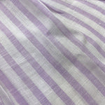 Ilfarobimbi Camicia Tinta Unita Giromanica con Fantasia A Righe per Bambina IFB50165 BIANCO/LILLA ILFAROBIMBI 