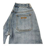 MOSCHINO jeans tinta unita con elastico in vita Azzurro per Neonato MUP054 AZZURRO MOSCHINO 