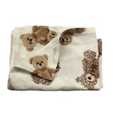 LE BEBE' coperta tinta unita con stampa orsi Bianco per Neonata LBG6190 BIANCO LE BEBE' 