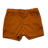 Carre'Ment Beau Bermuda Solid Color With Elastic Waist Camel For Newborn