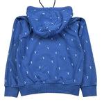 Trussardi Felpa Chiusa con Cappuccio Tinta Unita per Bambino TBP26104FE BLU TRUSSARDI 