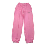Hinnominate Solid Color Elastic Waist Tracksuit Pants for Girls Pink