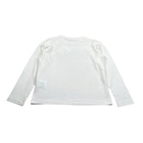 Vicolo Shirt Girocollo Tinta Unita con Brillantini per Bambina 3141M00077 BIANCO VICOLO 