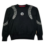 Just Cavalli Maglia Girocollo Tinta Unita con Stampa per Bambina JBP26032FE NERO JUST CAVALLI 