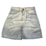 Yes London Adjustable Waist Plain Denim Bermuda Shorts Blue For Boys