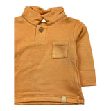 BAMBOOM+BABIES polo manica lunga tinta unita cn taschino Senape per Neonato 7044 SENAPE BAMBOOM+BABIES 