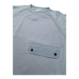 C.P. Company Felpa Chiusa Girocollo Tinta Unita per Bambino CUF015 VERDE ACQUA C.P. COMPANY 