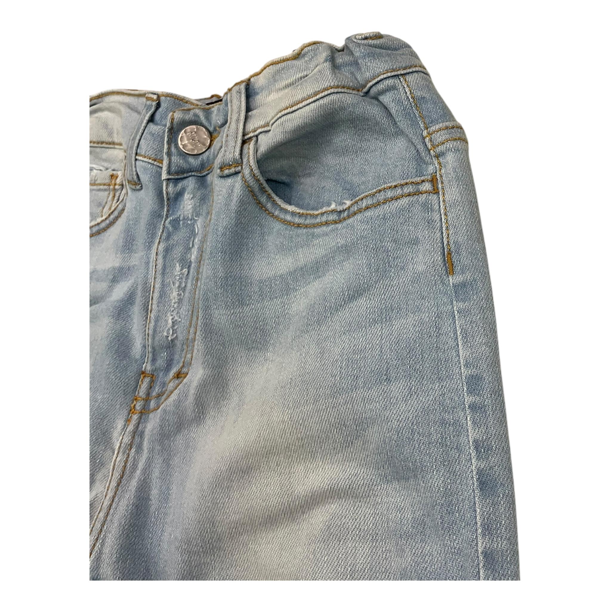 ALEXANDER KIM 47 jeans tinta unia con girovita regolabile Azzurro per Bambino JBALVIN AZZURRO ALEXANDER KIM 47 