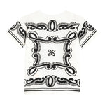 Dolce & Gabbana T-Shirt Girocollo Tinta Unita con Stampa Fantasia per Neonato L1JT7W BIANCO DOLCE & GABBANA 